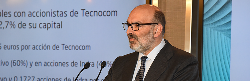 99.46% of Indra's share capital vote in favour of the takeover of Tecnocom