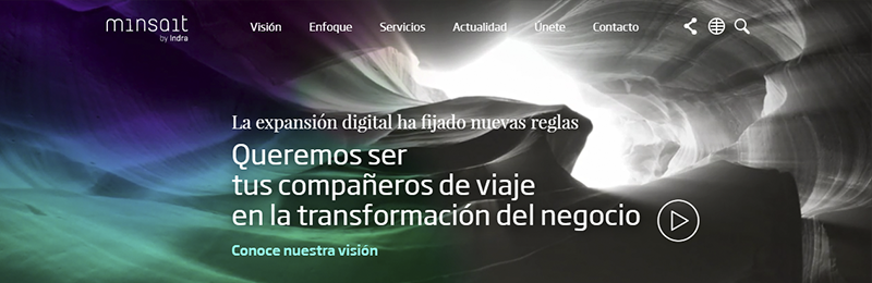 Minsait lanza una nueva web para trasladar al mercado su liderazgo en transformación digital
