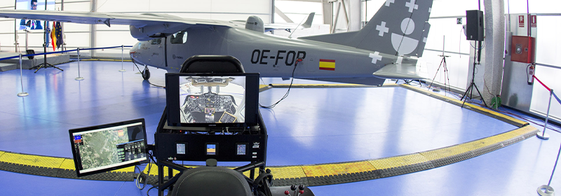 Indra apuesta por los drones para transformar la logística del futuro y potenciar el realismo en la simulación