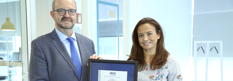 Indra logra el certificado IRIS, que acredita la máxima calidad y seguridad en sus productos ferroviarios