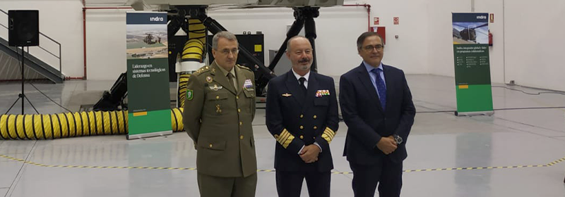 Indra entrega el simulador de helicóptero más avanzado de Europa al Ejército