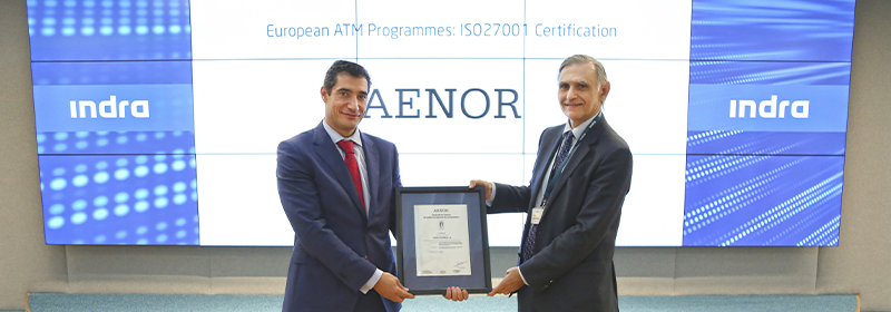 Indra’s air traffic systems receive the most demanding international cybersecurity certification