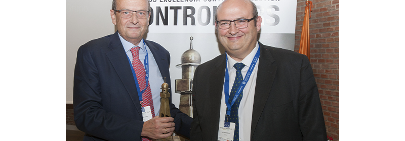 El equipo de control de gestión de Indra, galardonado por su papel en la transformación de la compañía