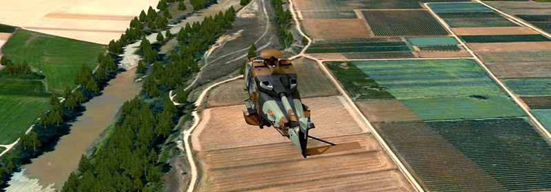 Centro de simulación de helicópteros del ejército de tierra: 50.000 horas de vuelo en simuladores de Indra