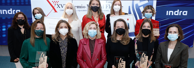 Indra recibe el “Distintivo Más Igual” de la Comunidad de Madrid por su compromiso con la igualdad