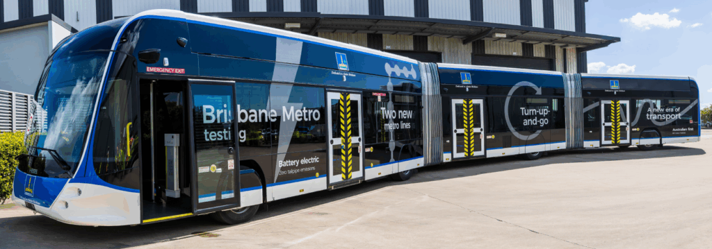 Indra joins the “green” mobility of Brisbane, Australia: its technology will manage Brisbane metro’s new clean and green vehicles