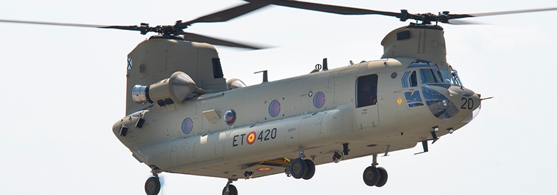Indra enhances the safety and efficiency of the Spanish Army’s CH47F Chinook helicopter missions