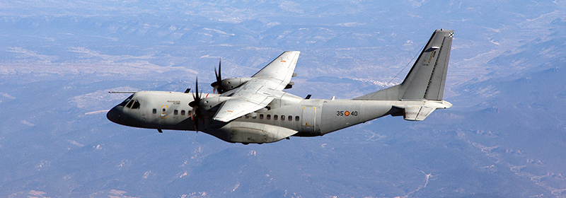 Indra strengthens the protection of C295 military transport aircraft of the Spanish Air and Space Force
