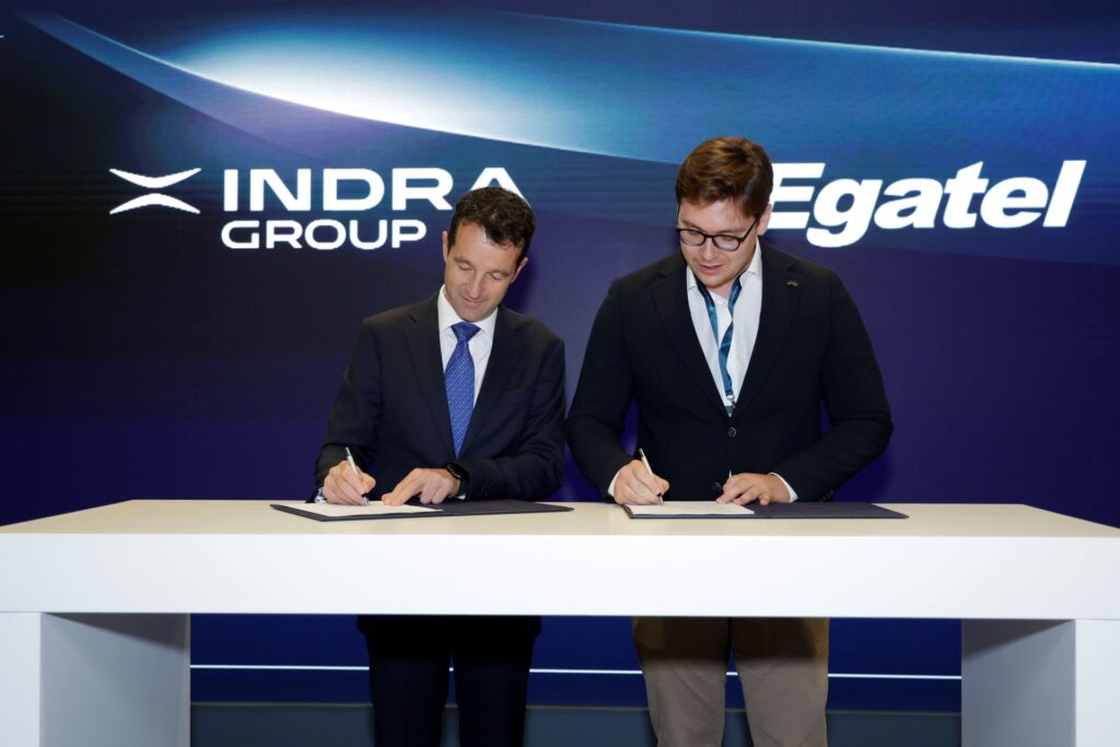 Indra Group y Egatel firman un acuerdo de colaboración estratégico para impulsar la innovación de sistemas de defensa y comunicaciones avanzadas