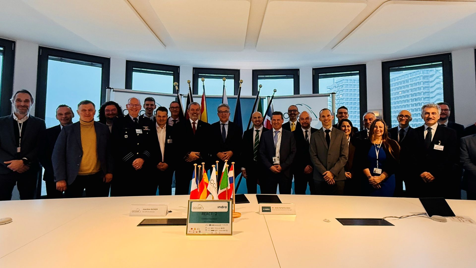 OCCAR signs the co-funding contract for the REACT II, electronic attack program, led by Indra, with the support of seven European nations