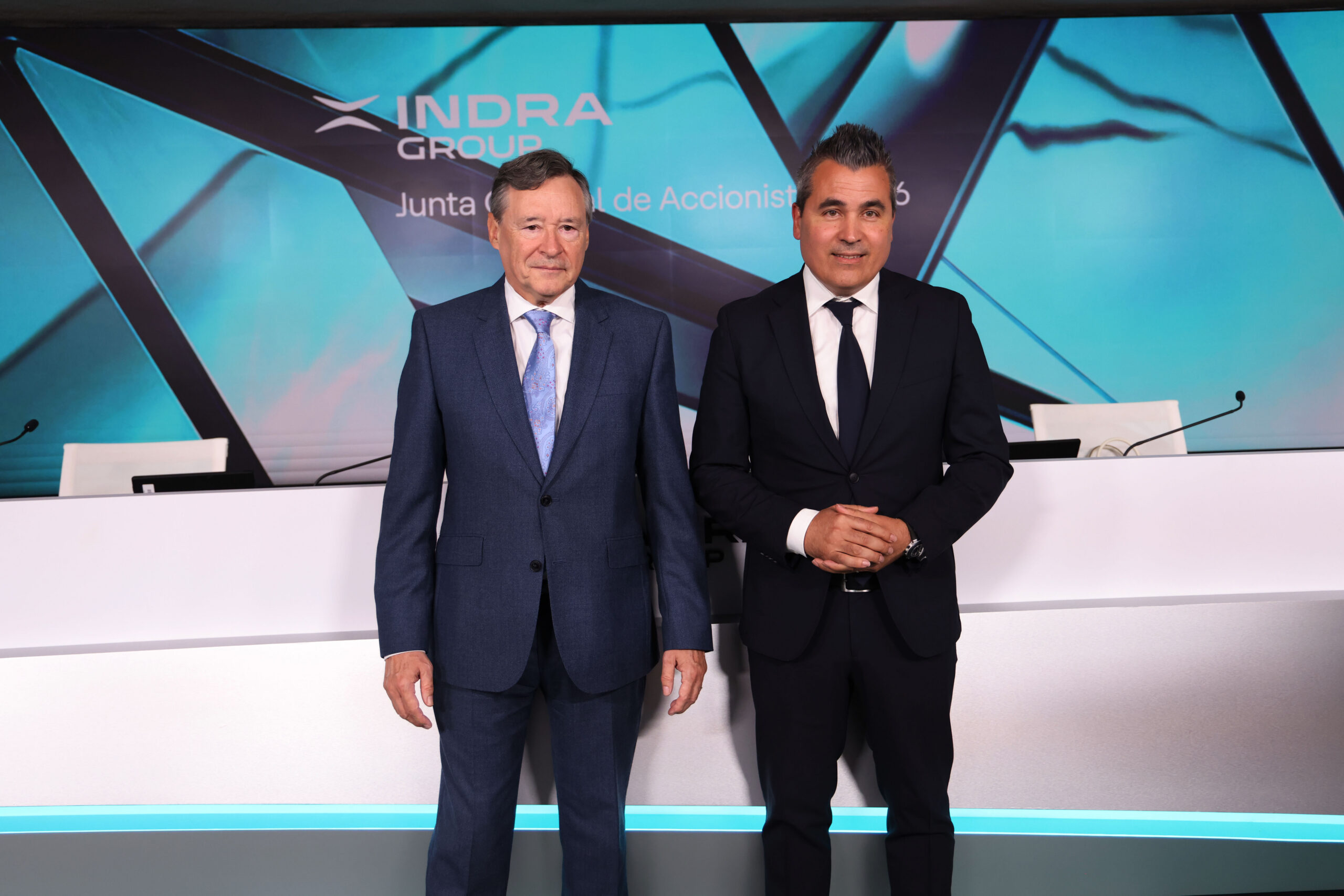 La Junta General de Accionistas de Indra Group ratifica por amplia mayoría a Ángel Simón como presidente no ejecutivo y a Josep Maria Recasens como consejero delegado