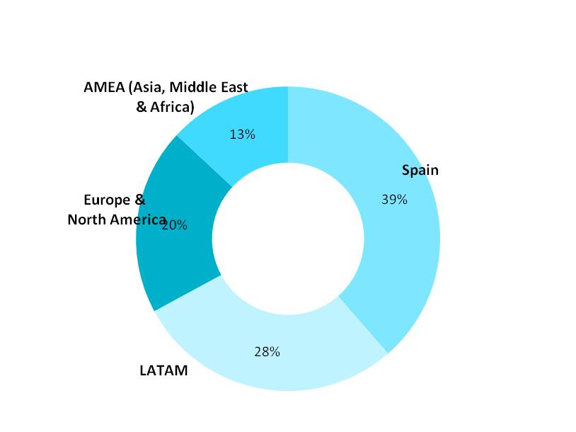 Revenues by region